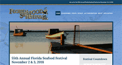 Desktop Screenshot of floridaseafoodfestival.com